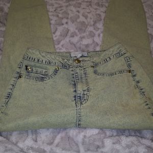 Nikki Minaj Stone Acid Wash Jeans Jr 7/8